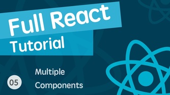 React & React Hook & React Router 基础入门实战视频教程 05 多个组件
