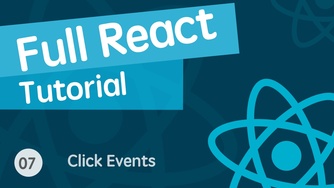 React & React Hook & React Router 基础入门实战视频教程 07 事件