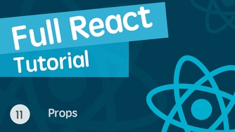 React & React Hook & React Router 基础入门实战视频教程 11 Props & 重用组件