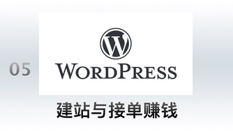 WordPress 零基础真实案例建站技术和接单视频教程 05 WordPress 后台操作