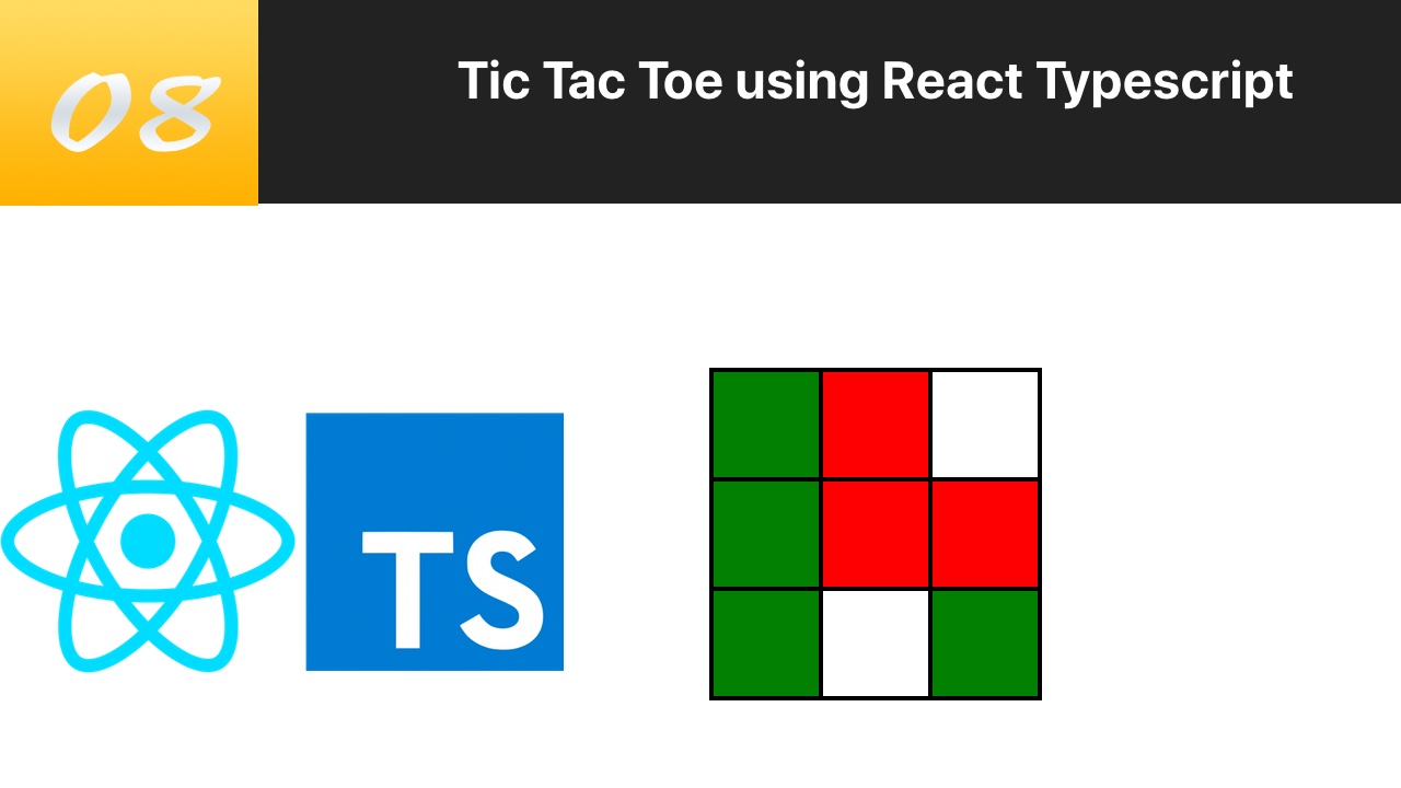 TypeScript 结合 React 写三连棋游戏 免费视频教程 #8 开始写游戏画出棋盘
