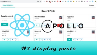 GraphQL + React Apollo + React Hook 大型项目实战 #7 完成显示 Post 列表