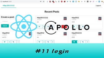GraphQL + React Apollo + React Hook 大型项目实战 #11 登录功能