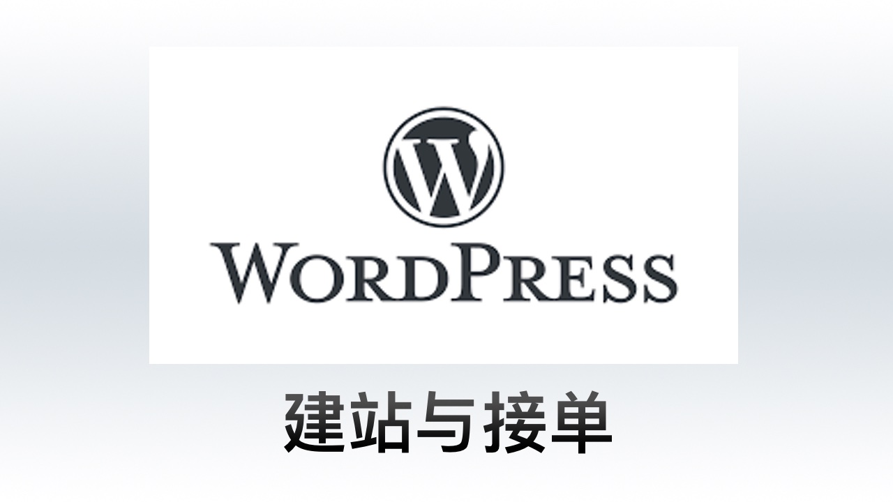 WordPress 零基础真实案例建站技术和接单视频教程